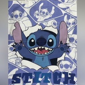 Blue & White Multicolor Stitch Tote bag, Stitch accessories